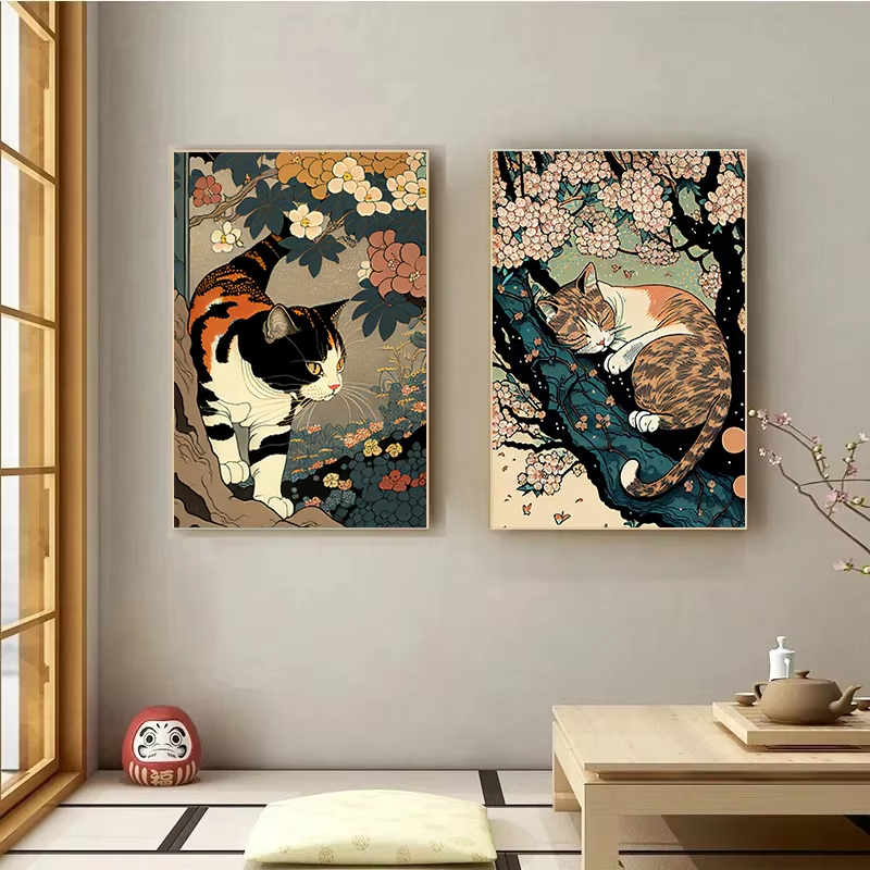 Japanese Lifestyle Movie - Oil Painting By Numbers Vintage Japanese