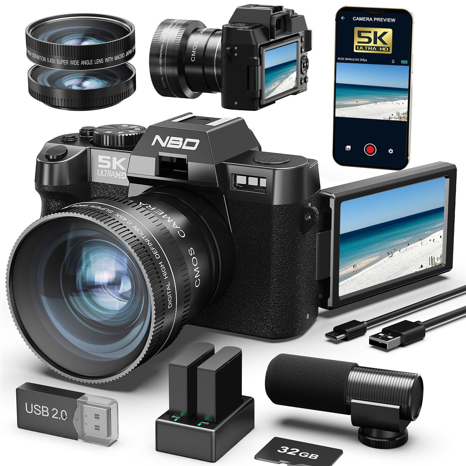 NBD Digital Cameras 5K&48MP Ph - Japanese Lifestyle In Japanese 评论和价格