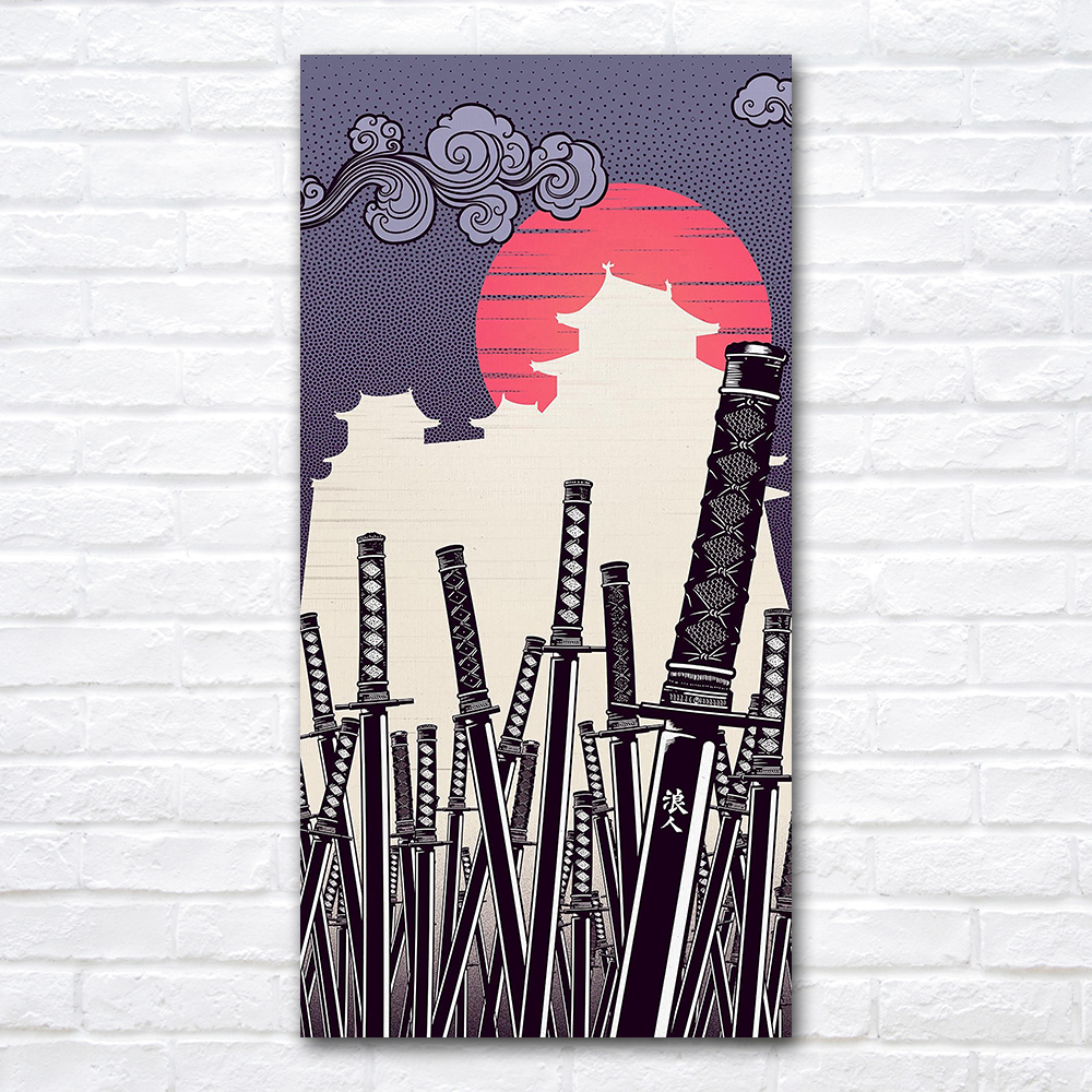 Japanese Katana Canvas Paintin - Japanese Lifestyle In Japanese 评论和价格