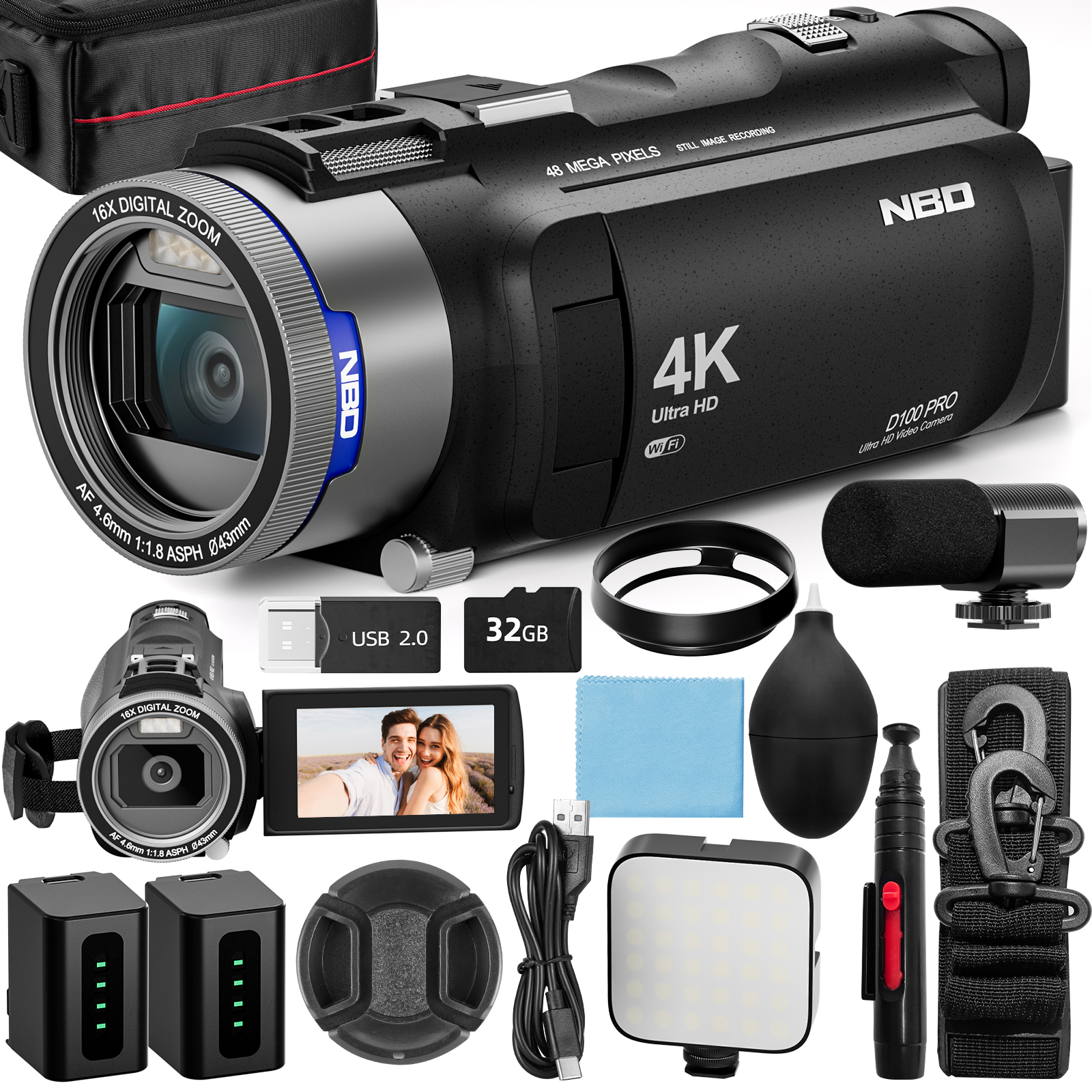 NBD 4K HD&48MP Camcorder Video - Japanese Lifestyle In Japanese 评论和价格