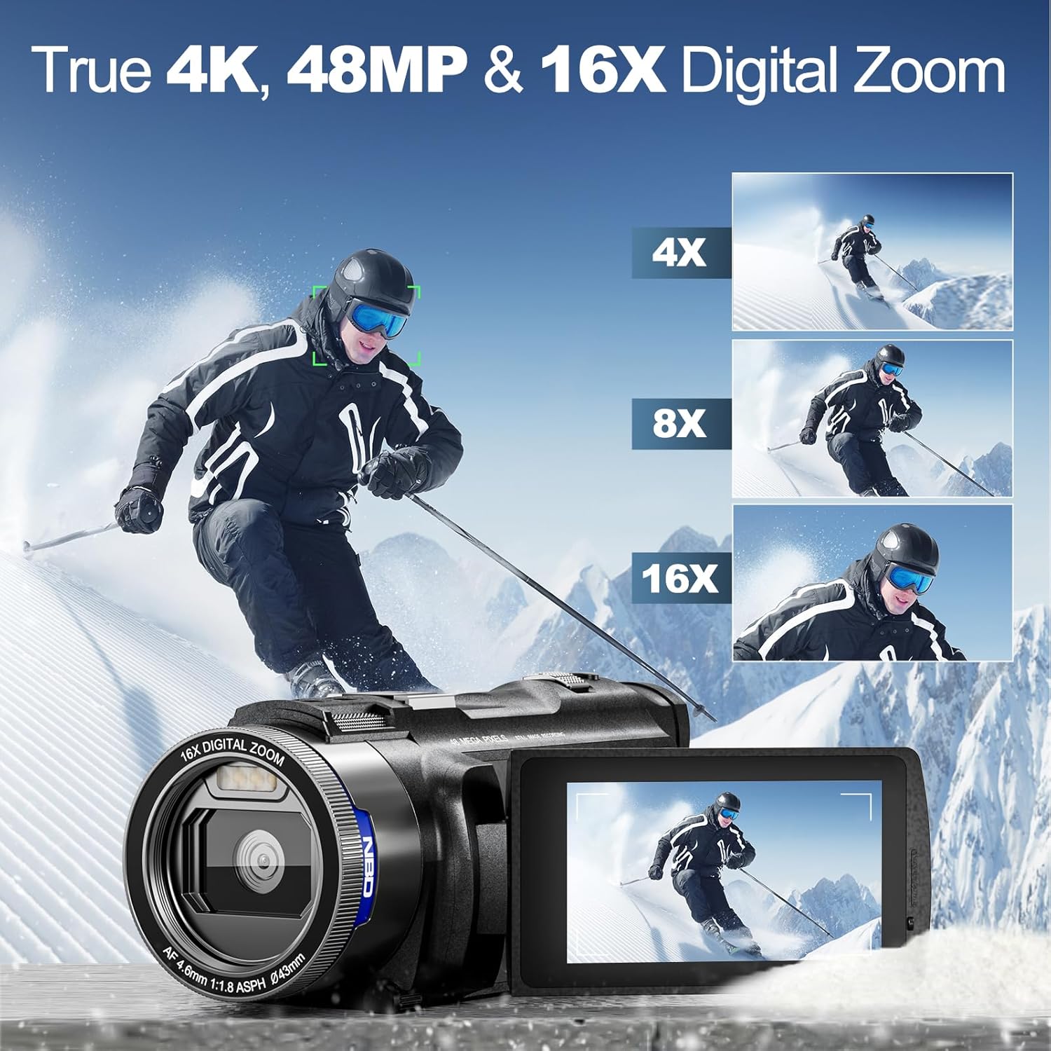 NBD 4K HD&48MP Camcorder Video - Japanese Lifestyle In Japanese 评论和价格
