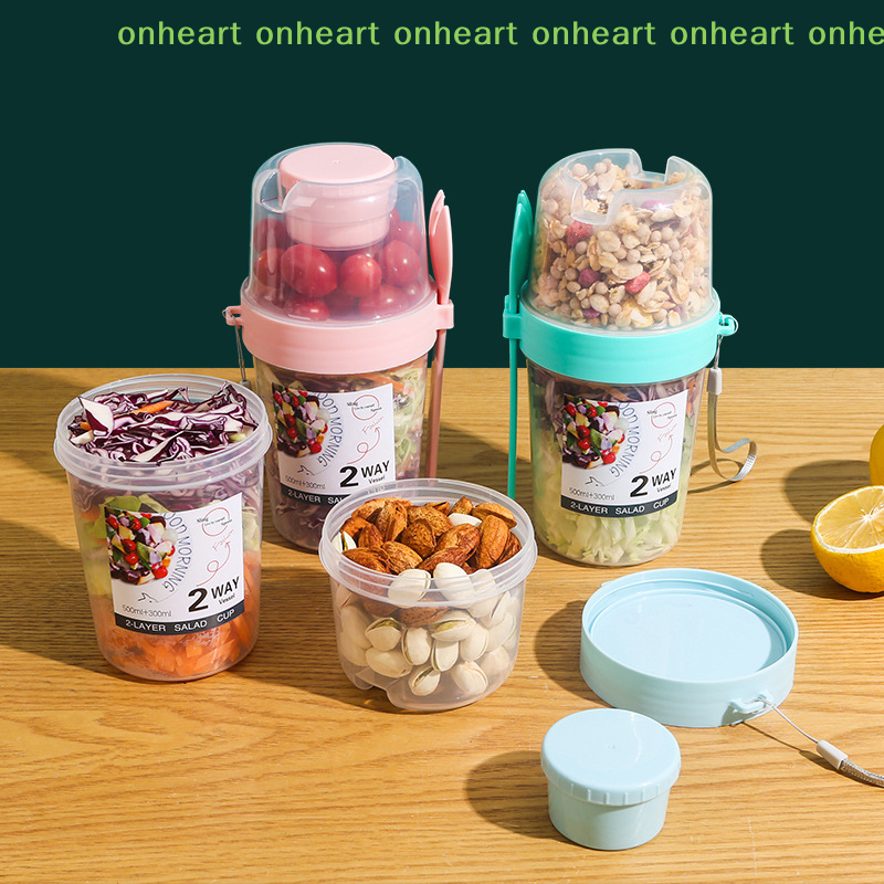 [C]Breakfast Fruit Oat Yogurt  - Bento Box Two Tier 评论和价格