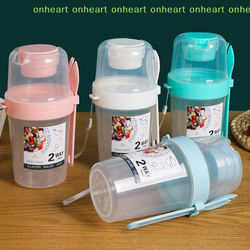 [C]Breakfast Fruit Oat Yogurt  - Bento Box Two Tier 评论和价格