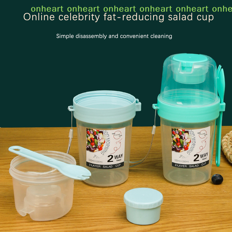 [C]Breakfast Fruit Oat Yogurt  - Bento Box Two Tier 评论和价格